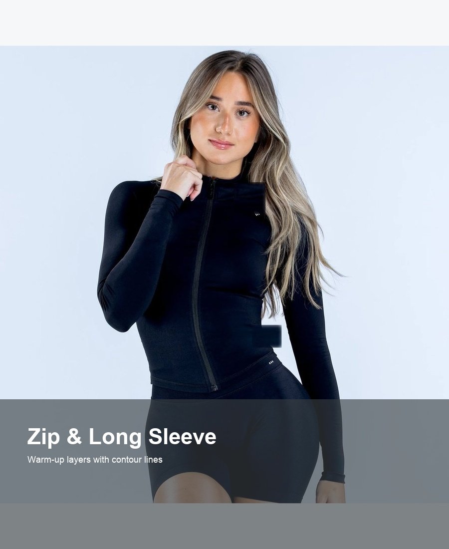 Zip and long sleeve layers