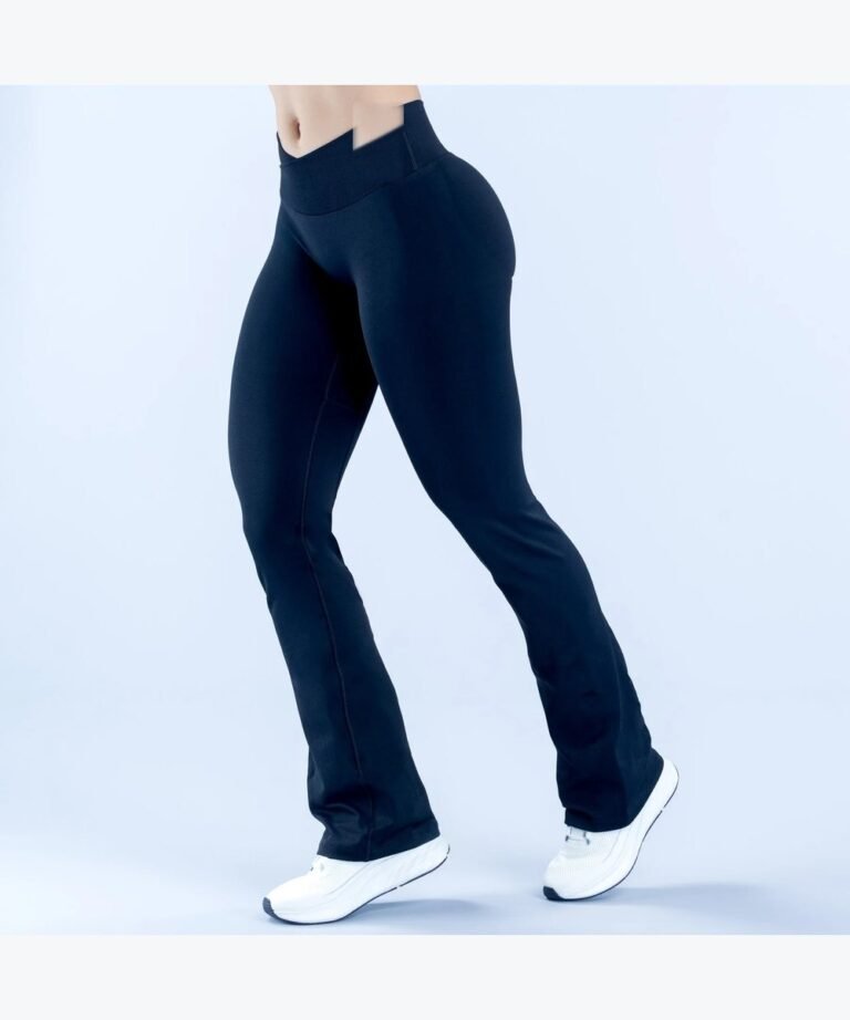 Wide leg lounge pants in midnight black